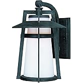 Maxim Calistoga-One Light Outdoor Wall Mount in Modern Style-9 Inches Wide by 12.5 inches high