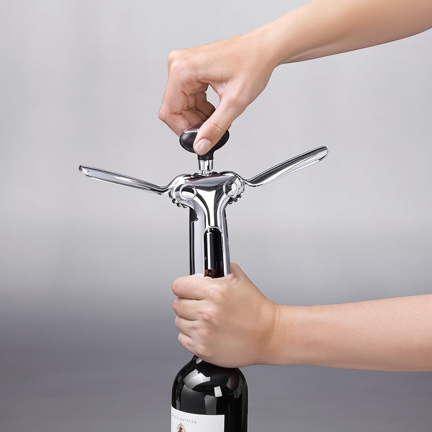 OXO Steel Corkscrew, Silver - Image 5