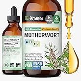 BIO KRAUTER® Perimenopause & Menopause Supplements for Women* - Vegan Motherwort Tincture 4 Fl.Oz 56-Day Supply for Natural Calm & Women's Wellness - Alcohol & Sugar Free - 650 mg per Serving