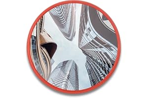 DIRBUY 12inch Convex Mirror - Traffic Mirror Security Mirror - Driveway Mirror Safety Mirror for Garage, Room, BlindSpot, Mall, Outdoor and Indoor
