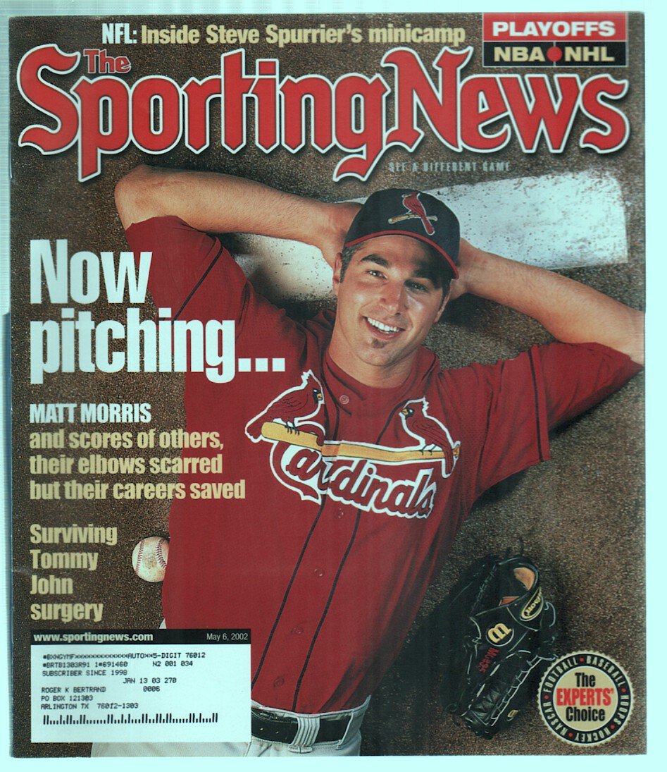 The Sporting News Magazine May 6, 2002 Now Pitching.Matt Morris