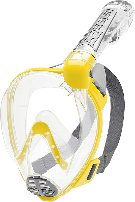 Download Cressi Adult Snorkelling Full Face Mask Wide Clear View Anti Fog System Duke Dry Designed In Italy Quality Since 1946 Transparent Yellow S M Amazon Co Uk Kitchen Home PSD Mockup Templates