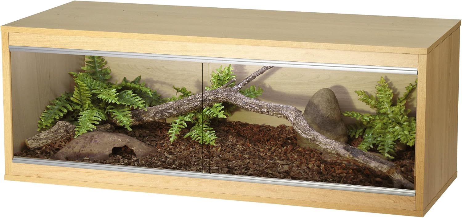 Vivexotic ReptiHome Vivarium Large Beech Reptile Terrarium Amazon.co