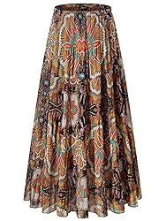 NASHALYLY Women's Chiffon Elastic High Waist