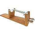 The Beadsmith Little Ricky Beading Loom, Two-Warp Loom, 9.25" L x 2.5" W x 2.875" H, Wooden, Illustrated Instructions Included, Easy Assembly, Use to Create Necklace and Bracelet Designs
