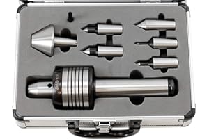Shars 4MT Live Center Set High Speed Heavy Duty CNC Interchangeable Nose 7 PCS 202-3544 M[