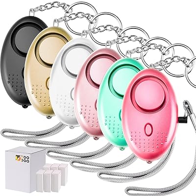 6-Piece Personal Alarm Keychain Set 130db Nigeria Ubuy