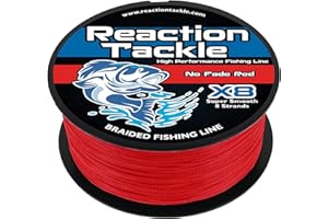 Reaction Tackle Braided Fishing Line - Pro Grade Power Performance for Saltwater or Freshwater Fish