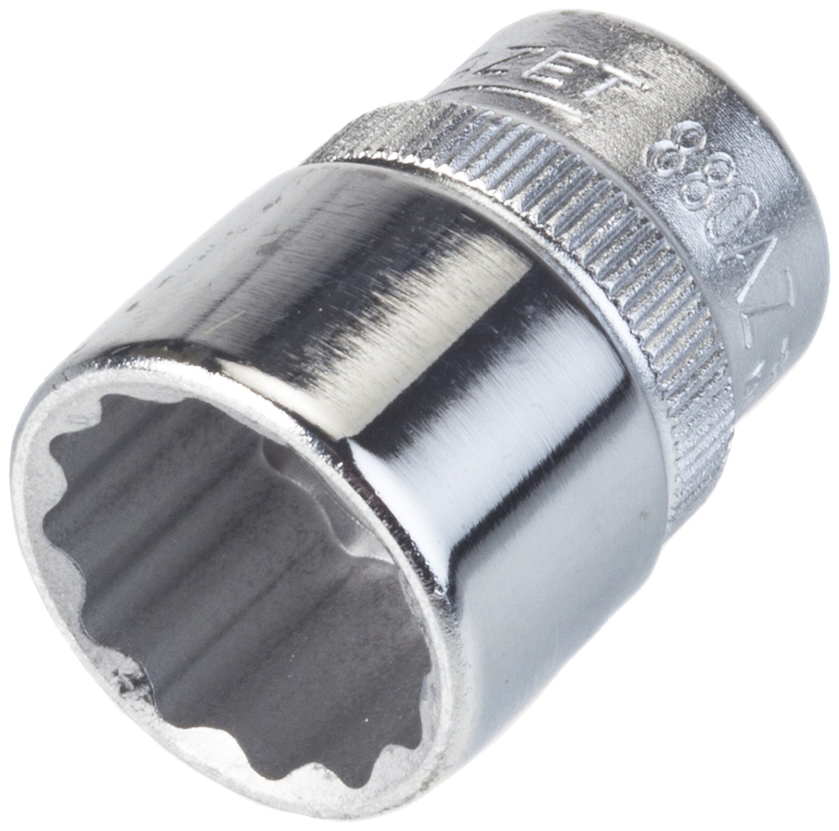 HAZET 880AZ-5/8 29.5 mm 12-Point Traction Profile Socket - Chrome-Plated/Polished