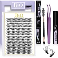 KEYYOU Wimpern Clusters 300 Stück – 50D C-Locke, 8-16mm Mix Für Natürliches Volumen