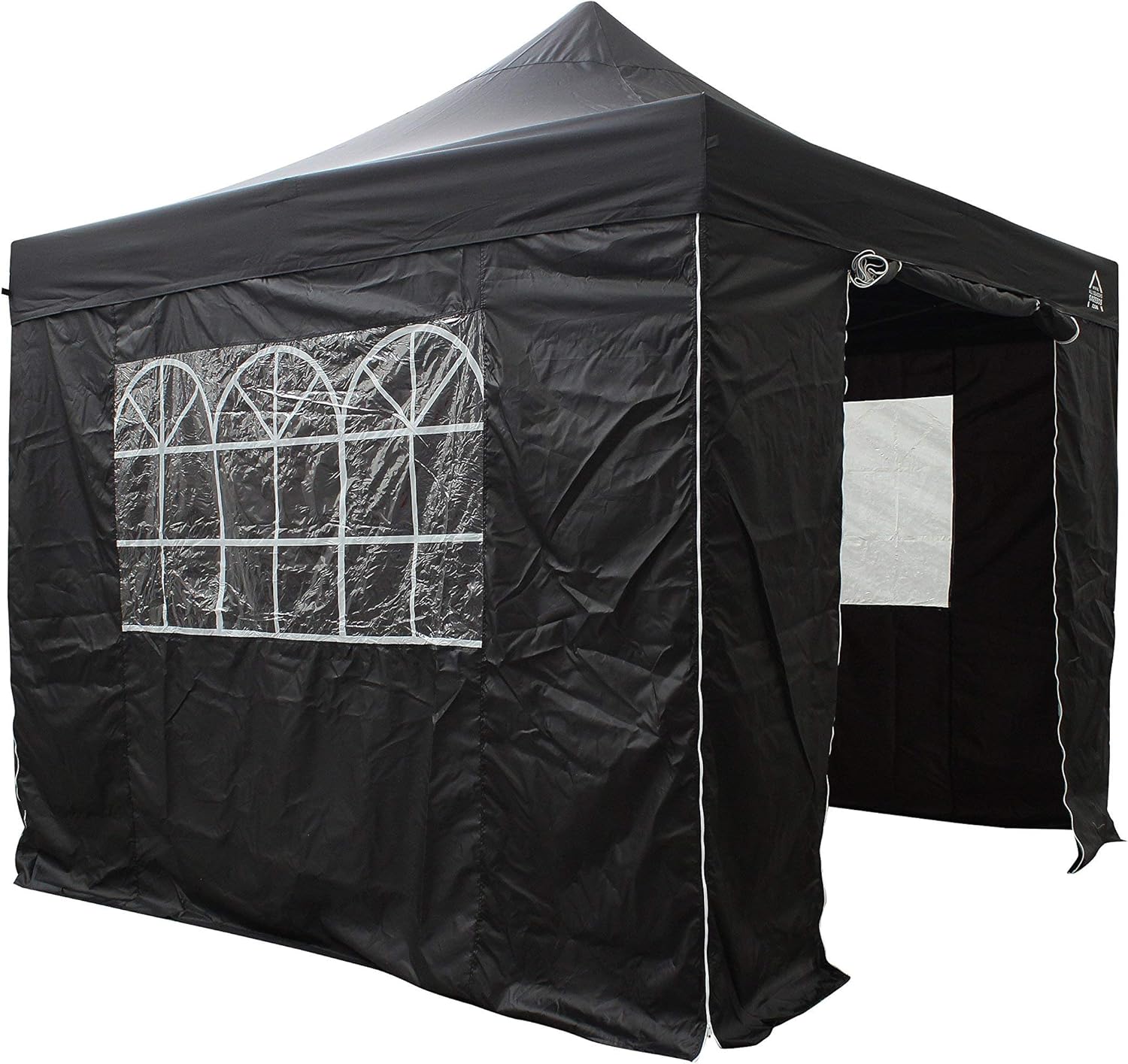 All Seasons Gazebos 3x3m Waterproof Pop Up Gazebo Black (Standard