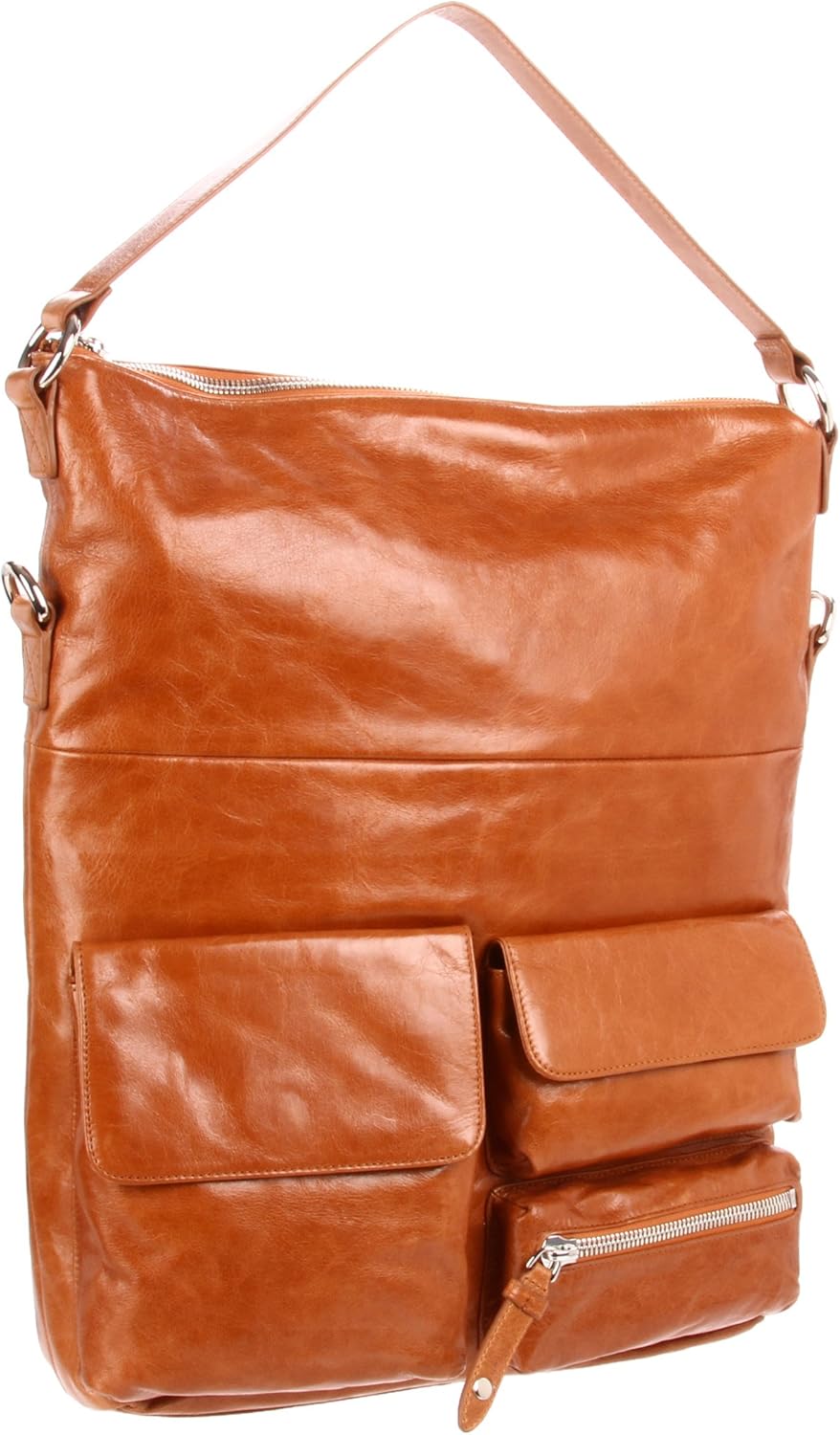 hobo explorer leather shoulder bag