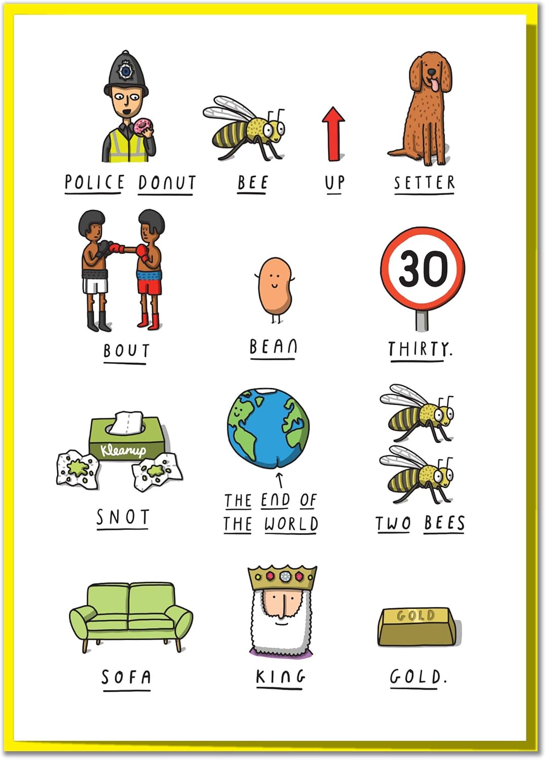 Can You Figure Out The Message On This Funny 30th Birthday Card?, grey|green, 120mm x 170mm