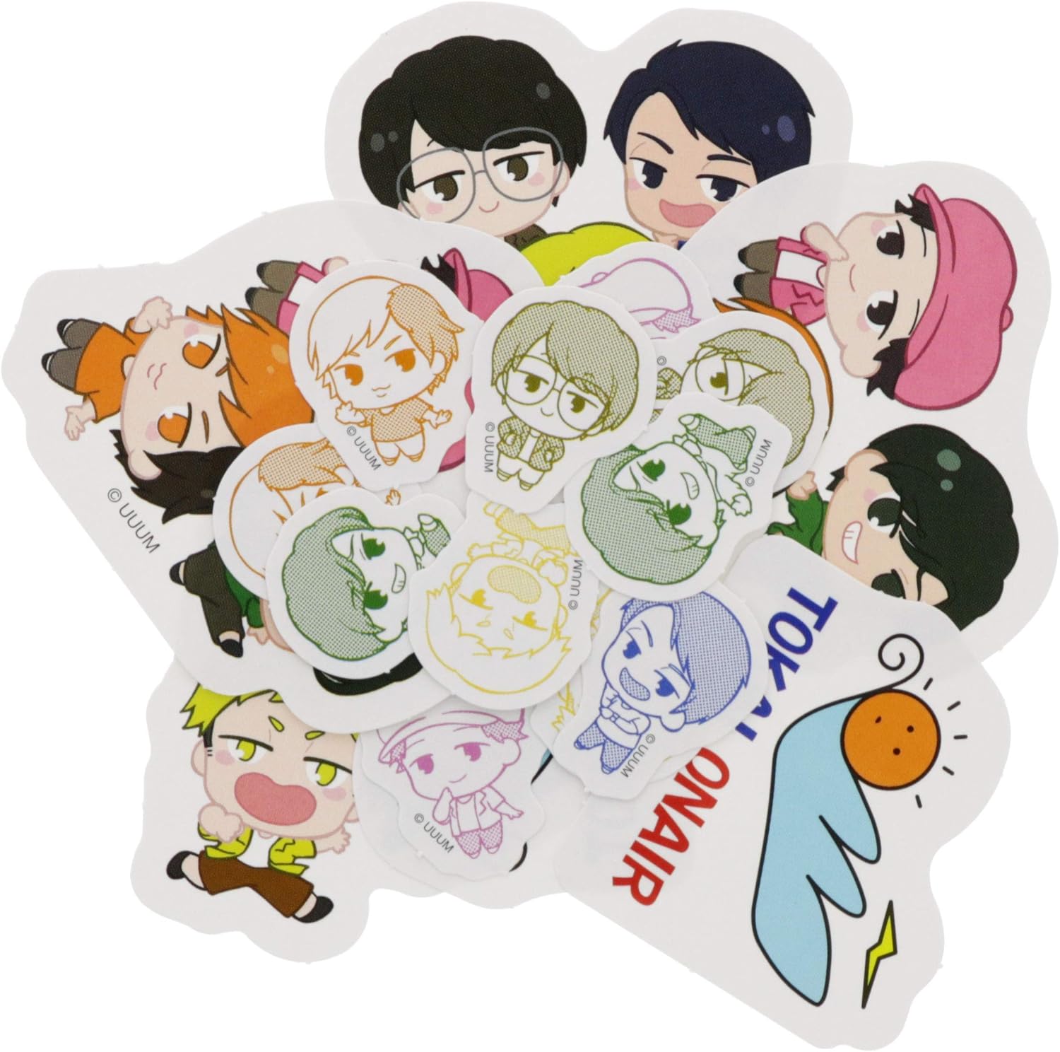 Amazon サンスター文具 Uuum ピースシール 東海オンエア S 文房具 オフィス用品 文房具 オフィス用品