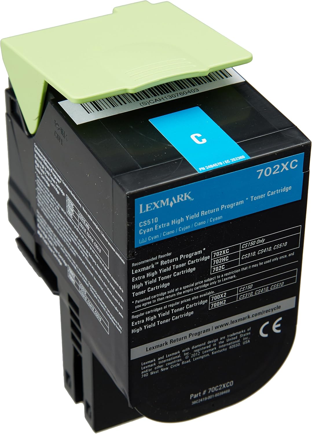 Lexmark Cy Rtn Prog 4K Toner Cart, Cyan