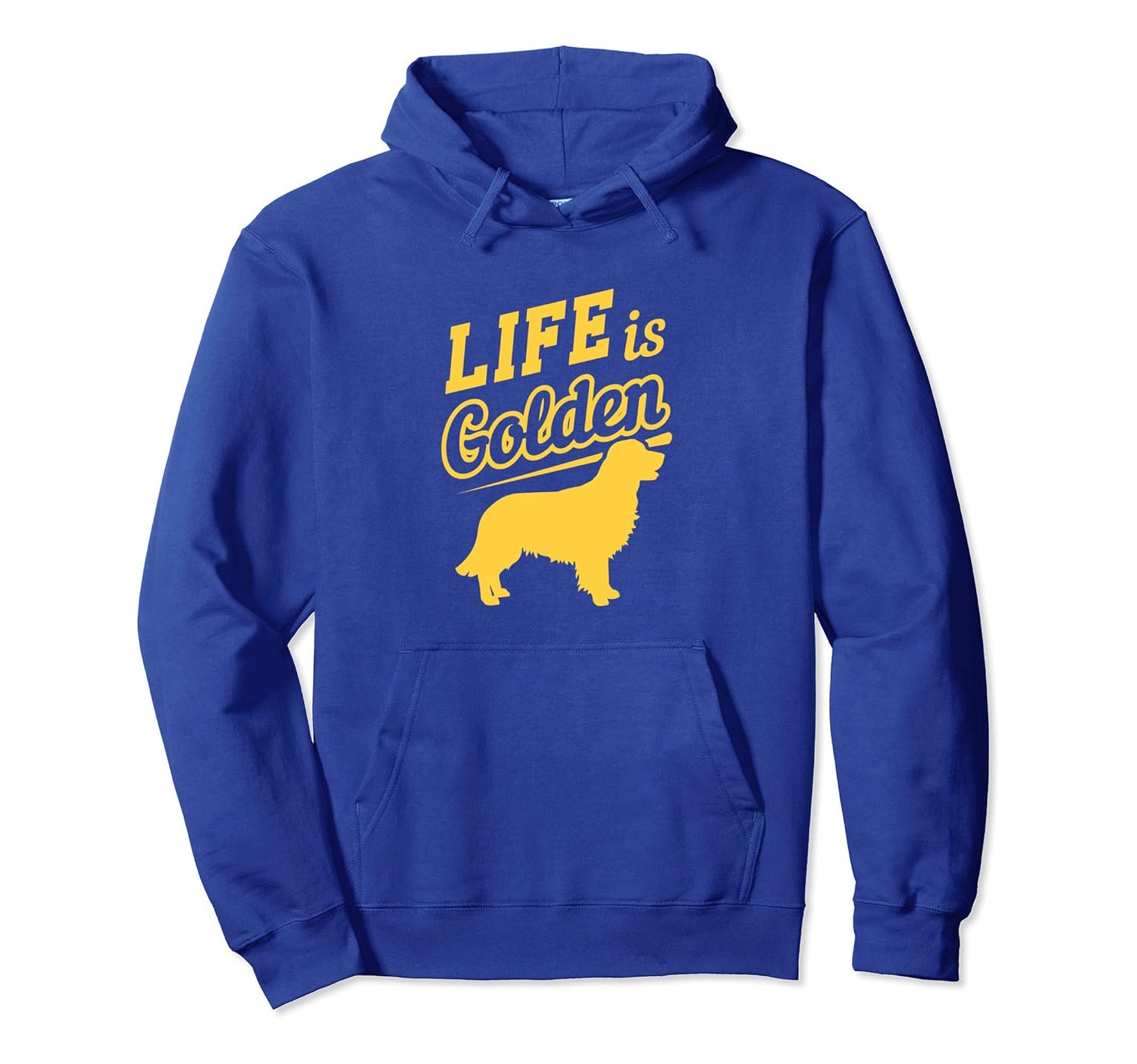 Life Is Golden Cute Golden Retriever Dog Breed Hoodie-Rose