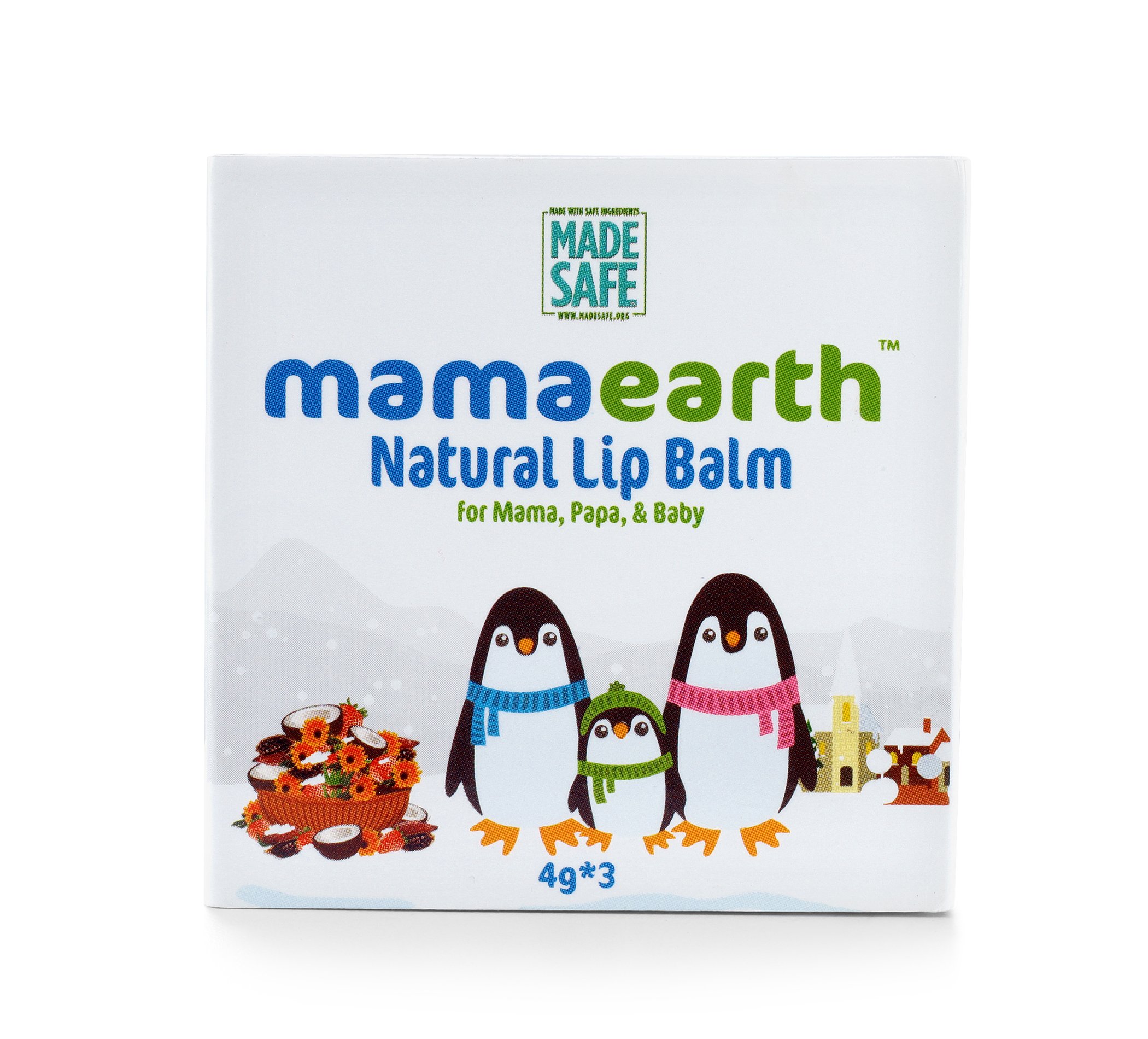 Mamaearth Natural Lip Balm for Baby Mama and Papa, 4g (Pack of 3) Buy