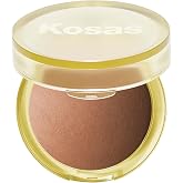 Kosas The Sun Show Talc-Free Baked Powder Bronzer for Face, Escape | Lightweight baked bronzer to deliver buildable, natural-looking warmth with a smooth, radiant finish.