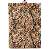Autumn Forest Camo Blanket Gifts for Women Girls Kids, Soft Warm Lightweight Flannel Fall Leaves and Branches Throw Blankets for Bedroom Living Room Home Sofa Home Decor 50" x 60"