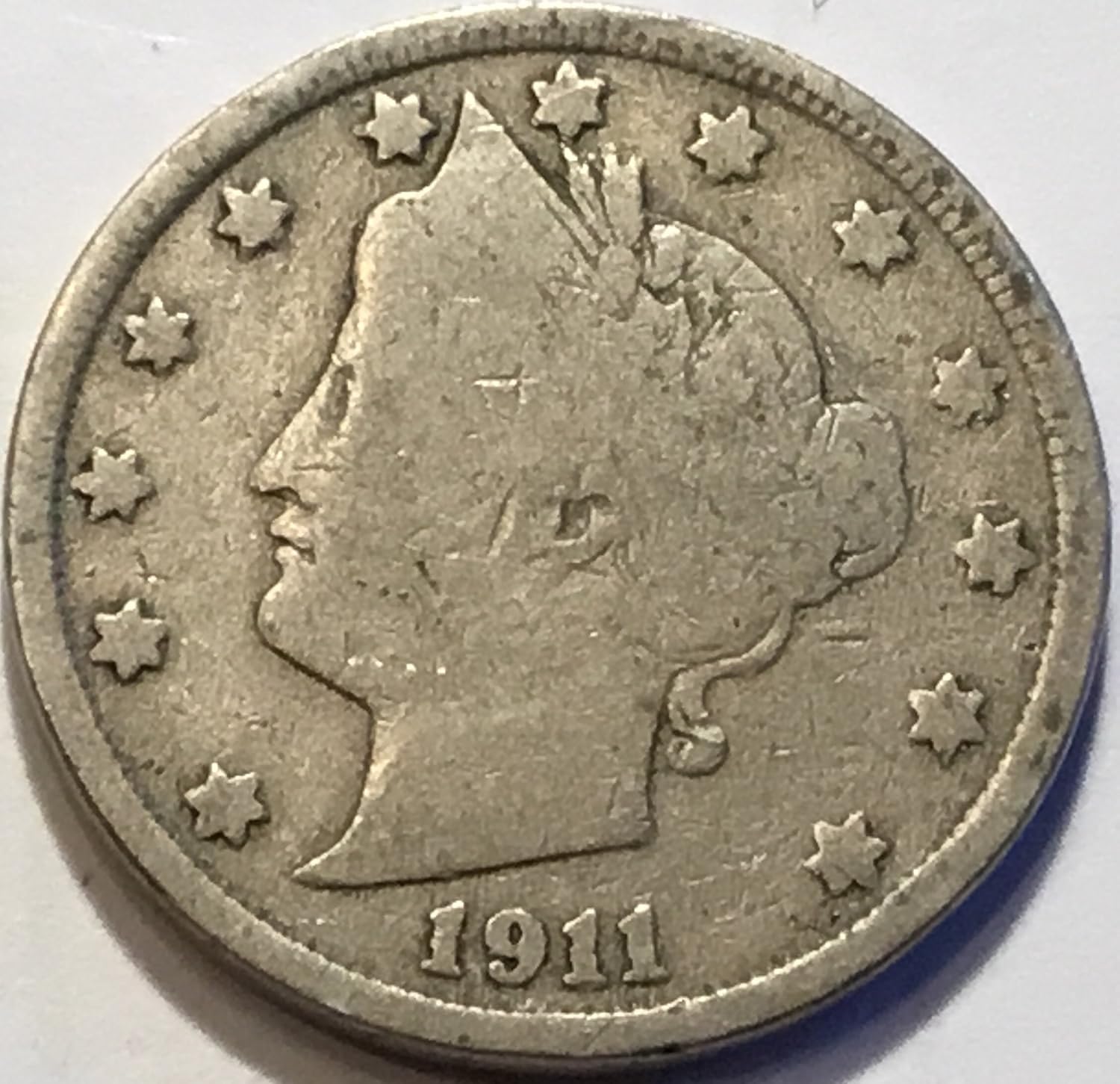 1911 Liberty V Nickel Very Good Details at Amazon's Collectible Coins Store