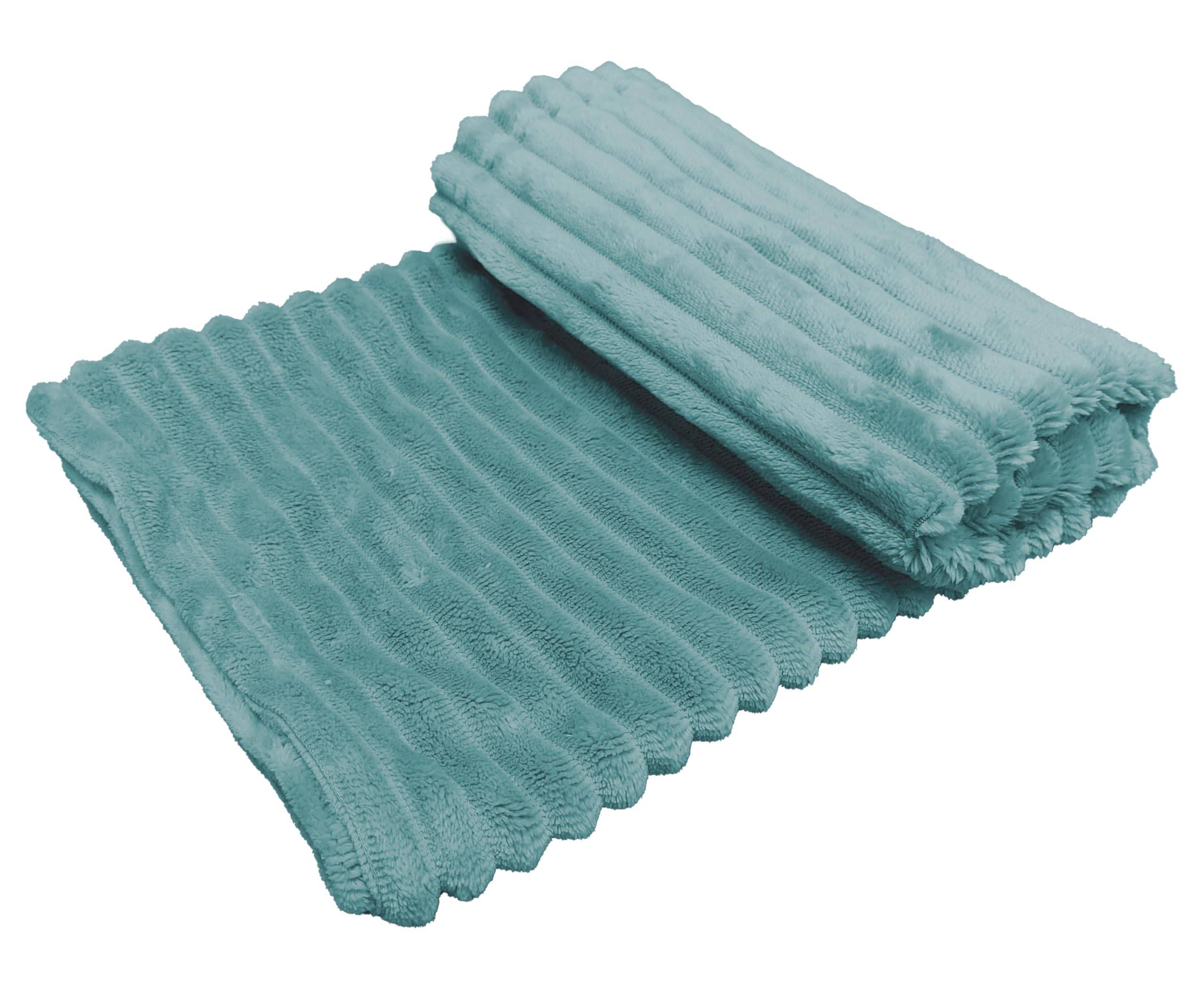 Croci Hyg Blanket for Cats and Medium Dogs, Basket Kennel Mat, Sofa Kennels Car Mat, Aqua Green, 100x70cm