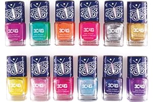 3C4G THREE CHEERS FOR GIRLS Celestial 12-Pack Nail Polish Tower for Girls & Teens - 12 Vibrant, Non-Toxic Colors - Safe & Fun Nail Polish Set for Kids Ages 8+ Perfect for Birthdays, Parties, & DIY Manicures by 3C4G Make It Real
