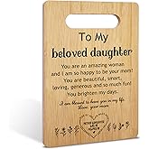 Gifts For Daughter, Recipe For A Special Bamboo Cutting Board Present, Mother's Day Birthday Christmas Gifts For Best Daughter From Mom, Home Kitchen Decorations, Wood Charcuterie Boards -56