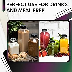 Green Direct 16oz Clear Plastic Reusable Juice