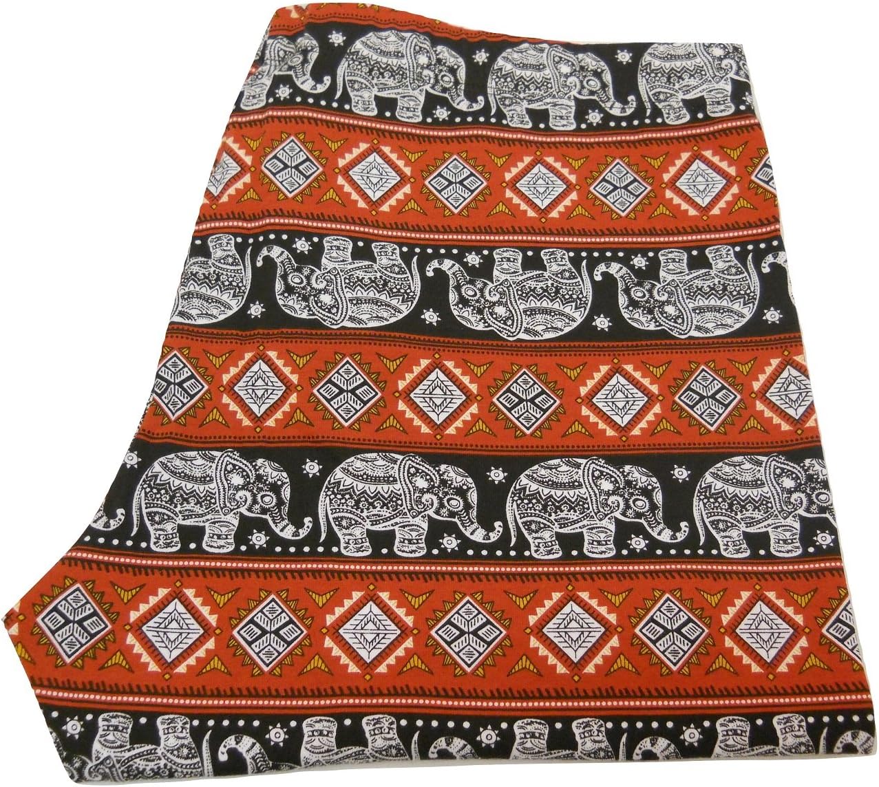 No Boundaries Women Ankle Leggings Brown Elephant Print Inseam 28 Skinny Legs