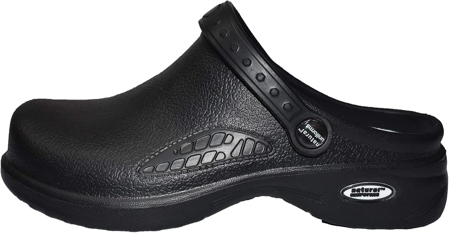 Natural Uniforms Ultralite Women's Clogs with Strap, Nursing Medical Work Mule: Shoes