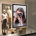 CHALIGHT 24""x33"" LED Backlit Poster Frame Movie Poster Frame Art Picture Light Box Advertising Display Frame Movie Poster Light Box Home Theater Wall Mounted for Movie Poster Advertising Display
