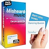 Lucky Egg The Original Misheard Music – Guess The Song or Artist with 500 Lyrical Nonsense Cards – Hilarious Music Games for Adults & Teens – Fun Family Card Games for Karaoke & Party Entertainment