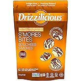 Drizzilicious Crunchy Drizzle Bites with Rice, Chia, Quinoa & Flax (S'mores with dark chocolate)