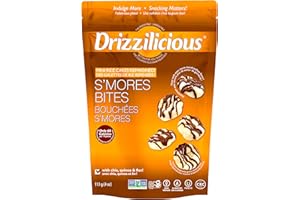 Drizzilicious Crunchy Drizzle Bites S'Mores Gluten Free 4 Ounce ., 4 Ounce