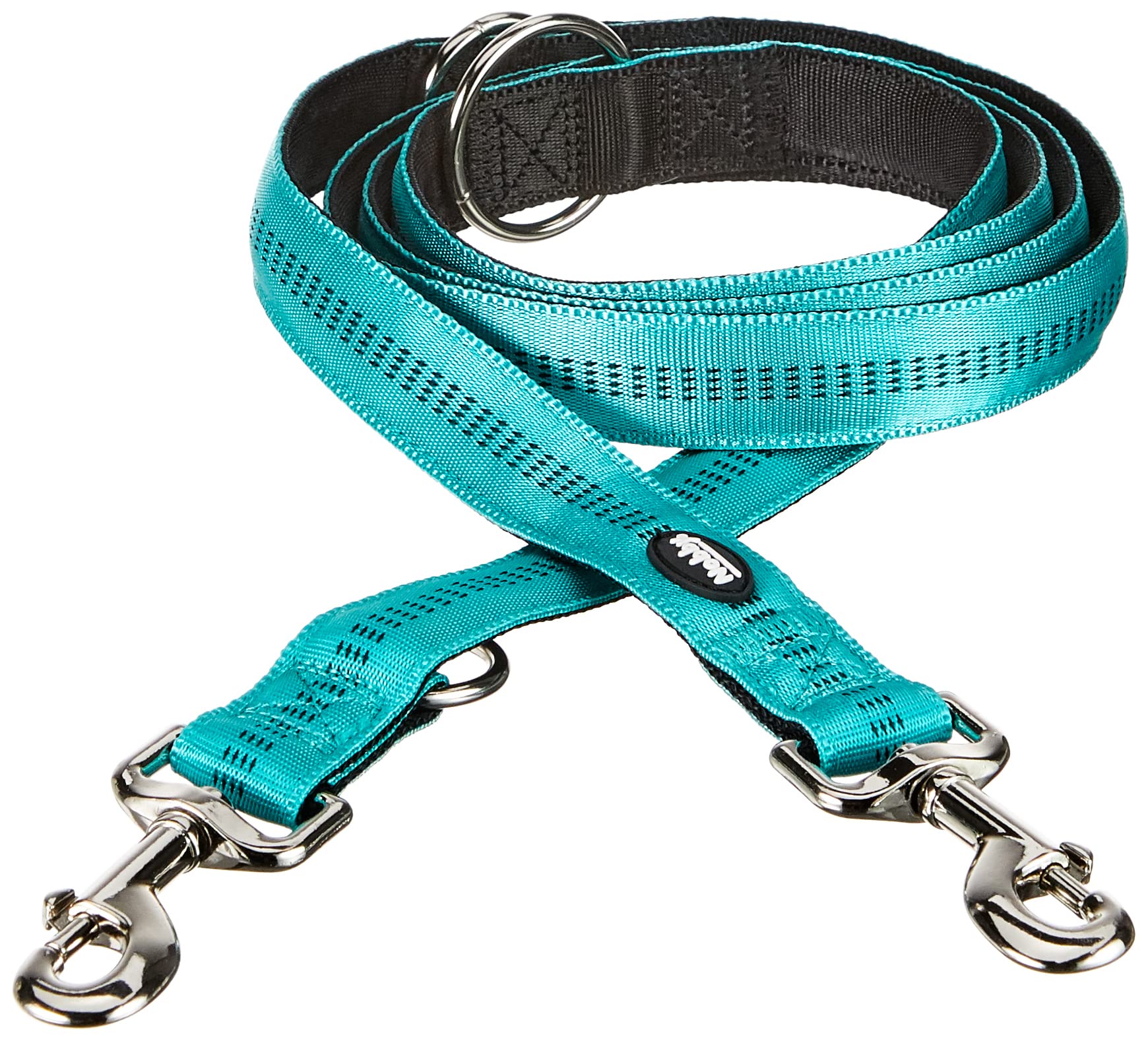 Nobby Soft Grip Dogs Training Leash, 200 cm Length x 25 mm Width, Turqouise