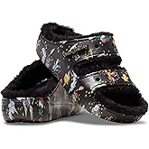 Crocs Women's Classic Harry Potter Cozzzy Fuzzy Platform Sandals