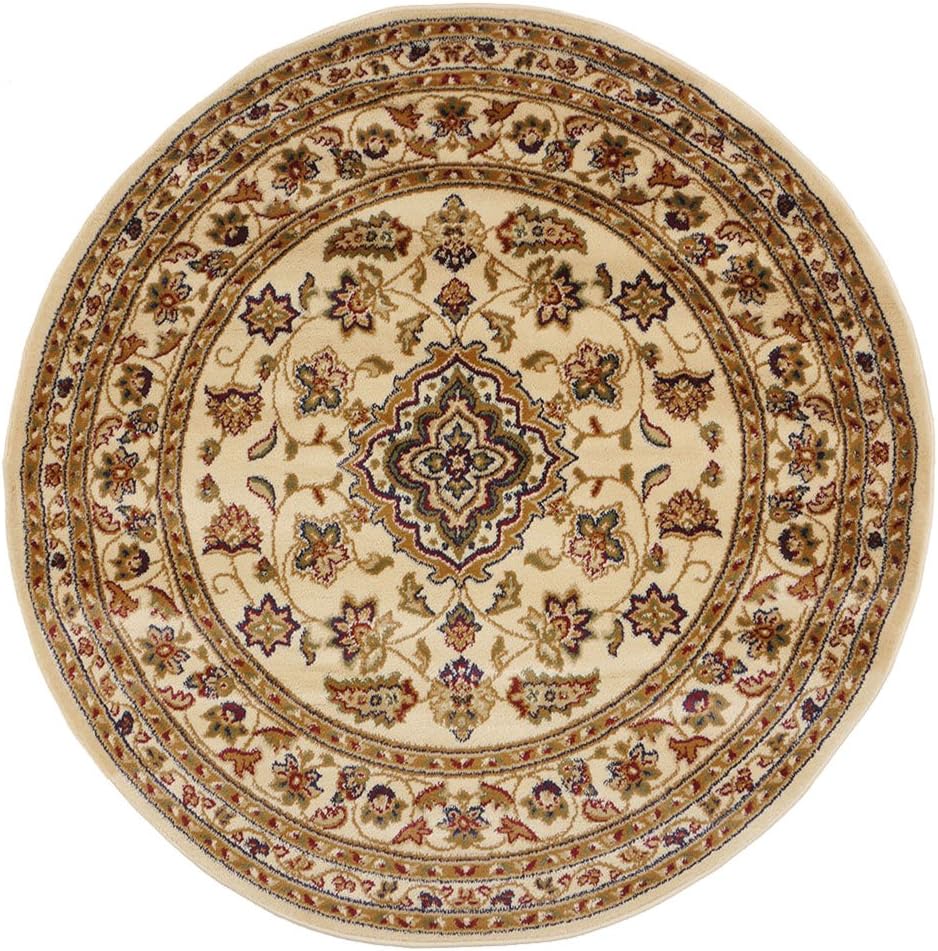 HLS Rugs Extra Large Round Classic Oriental Persian Style Traditional