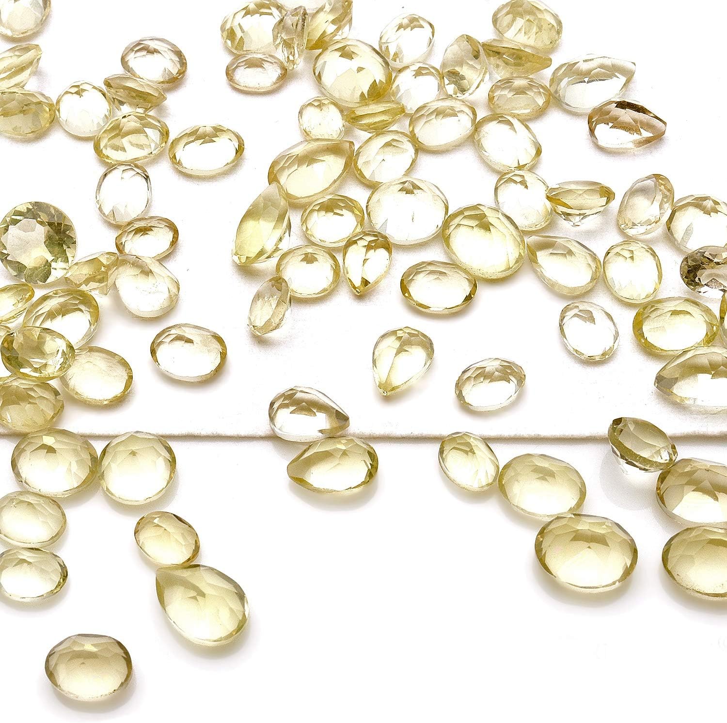 Select Multi Color Mixed Gemstone 1500 Carat Lot Gemmartusa loose Gemstone (Lemon Topaz) (LT-60001)