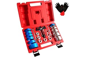 SGT SUPER GARAGE TOOLS SGT Crank Bearing Camshaft Seal Installer and Remover Set,22pcs Crank Bearing Camshaft Seal,Crankshaft Camshaft Oil Seal Puller Tool Kit,Crankshaft Seal Kit for Automotive Engine Repair
