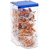 Inevibe Earplug Holder, Universal Container with Lid for Small Bulk Items | Clear Acrylic Storage for Accessories, Hairnets, 