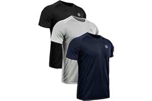 NELEUS Men's Dry Fit Mesh Athletic Shirts