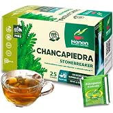 Hanan Chanca Piedra Tea - 25 Teabags of Chanca Piedra Stone Breaker Tea Leaves Wild-Grown in Peru
