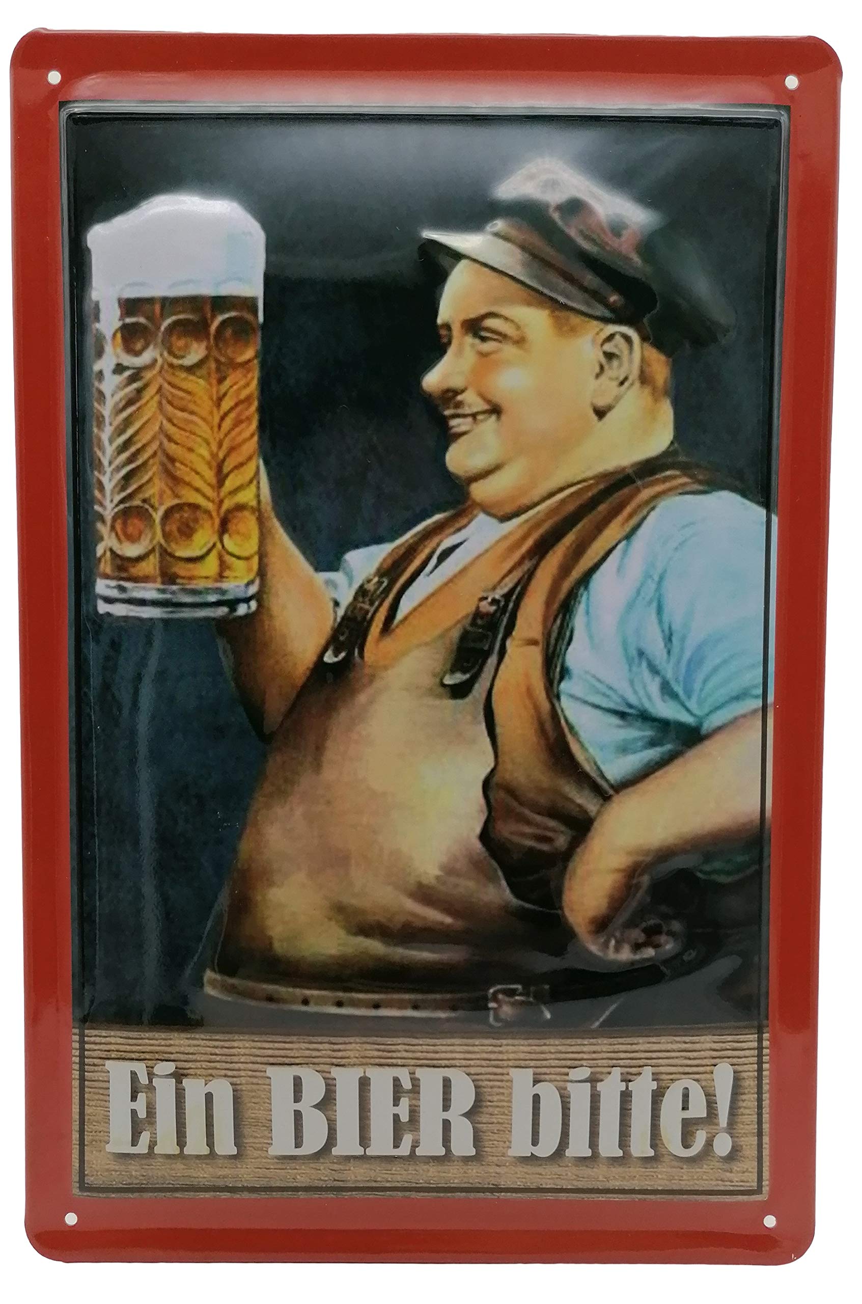 A Beer Please Retro Tin Sign Advertising Reproduction Advertising Advertising Retro Brand Sign Magnetic Metal Sign Advertising Sign Wall Sign