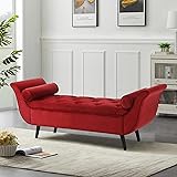 Hdxdkog Velvet Storage Bench for Bedroom End of