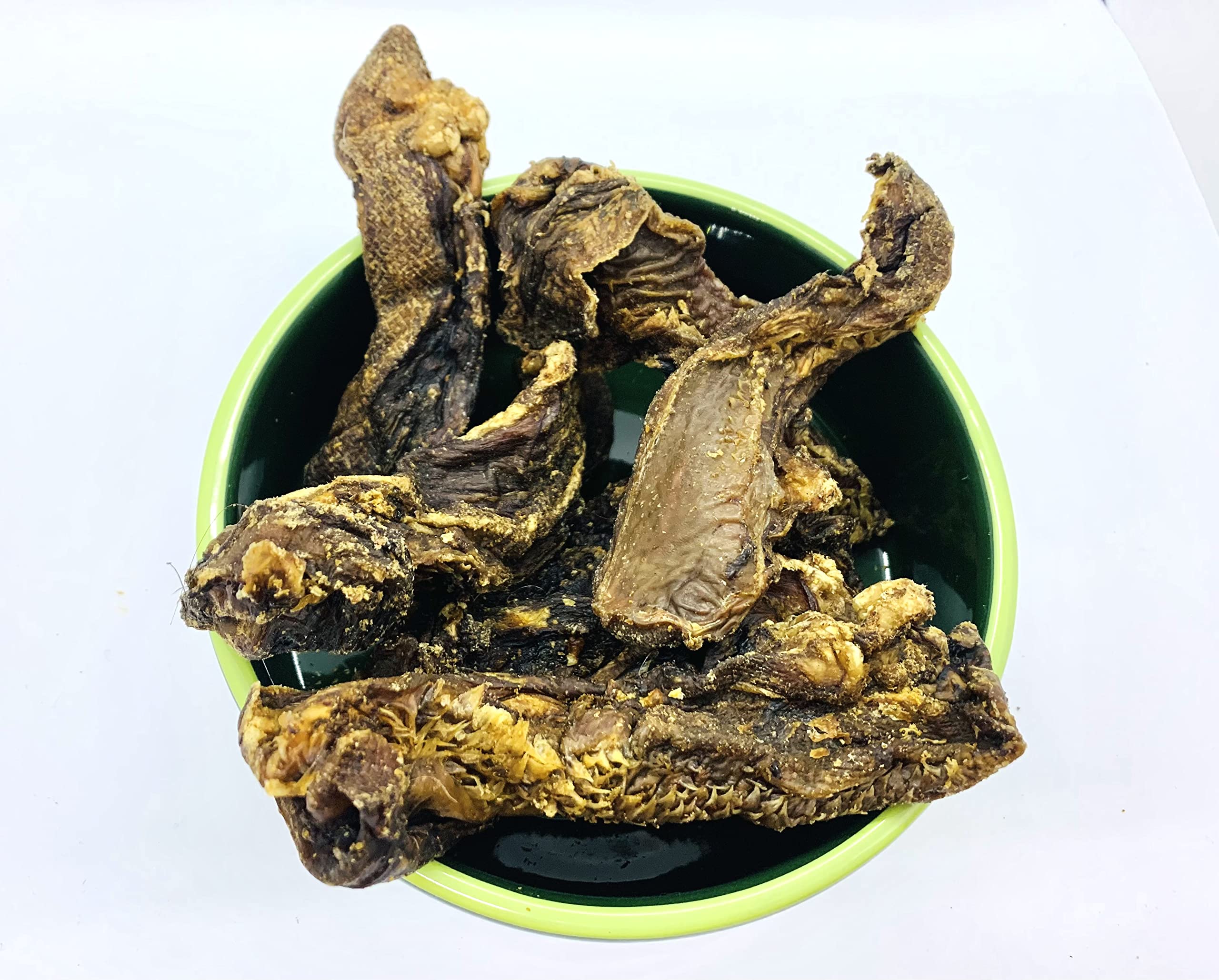 PAWKABOO® Natural Dog Chews - Beef Lips Jerky for Dogs - 100% Natural Just Beef - Crunchy High Protein Dog chews - Great dental chews for dogs (600g)