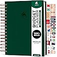 Clever Fox Budget Planner & Monthly Bill Organizer With Pockets. Expense Tracker, Budgeting Journal & Financial Book. Medium, 5.1x8.2" (Dark Green)