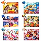 6 Packs 16 Piece Large Piece Jigsaw Puzzle Dementia