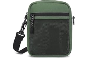 El-fmly Small Cross-body Sling Bags for Men Women, Mini Messenger Bag Shoulder Pouch for Daily Use