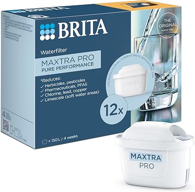BRITA MAXTRA PRO Pure Performance Filter Cartridge 12 Pack Original Refill