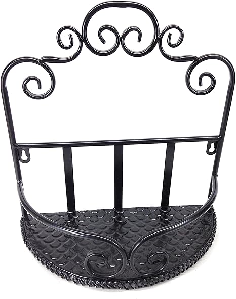 Amazon アンティークスタイルが キュートな 鉄製 小物置きホルダー 洗面所 バスルームを オシャレに演出 インテリア オンライン通販